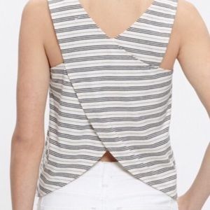 Madewell cross back tank top